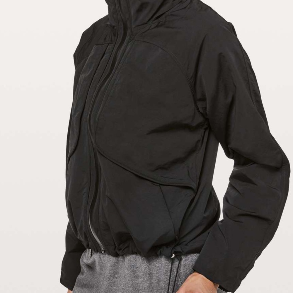 lululemon athletica Black Windbreaker Jacket